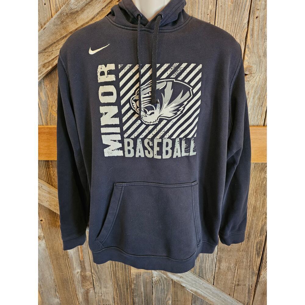 Vintage nike Tenacious Tigers minor alabama baseball hoodie sweater large L